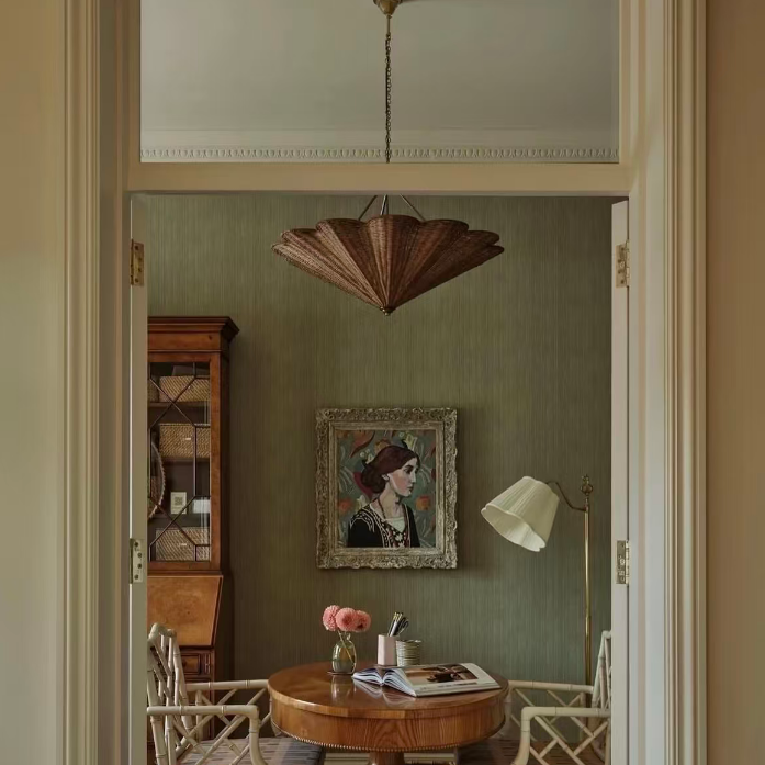 Soleil Rattan Umbrella Pendant
