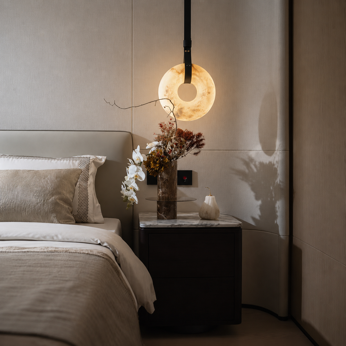 Oslo Alabaster Pendant Light