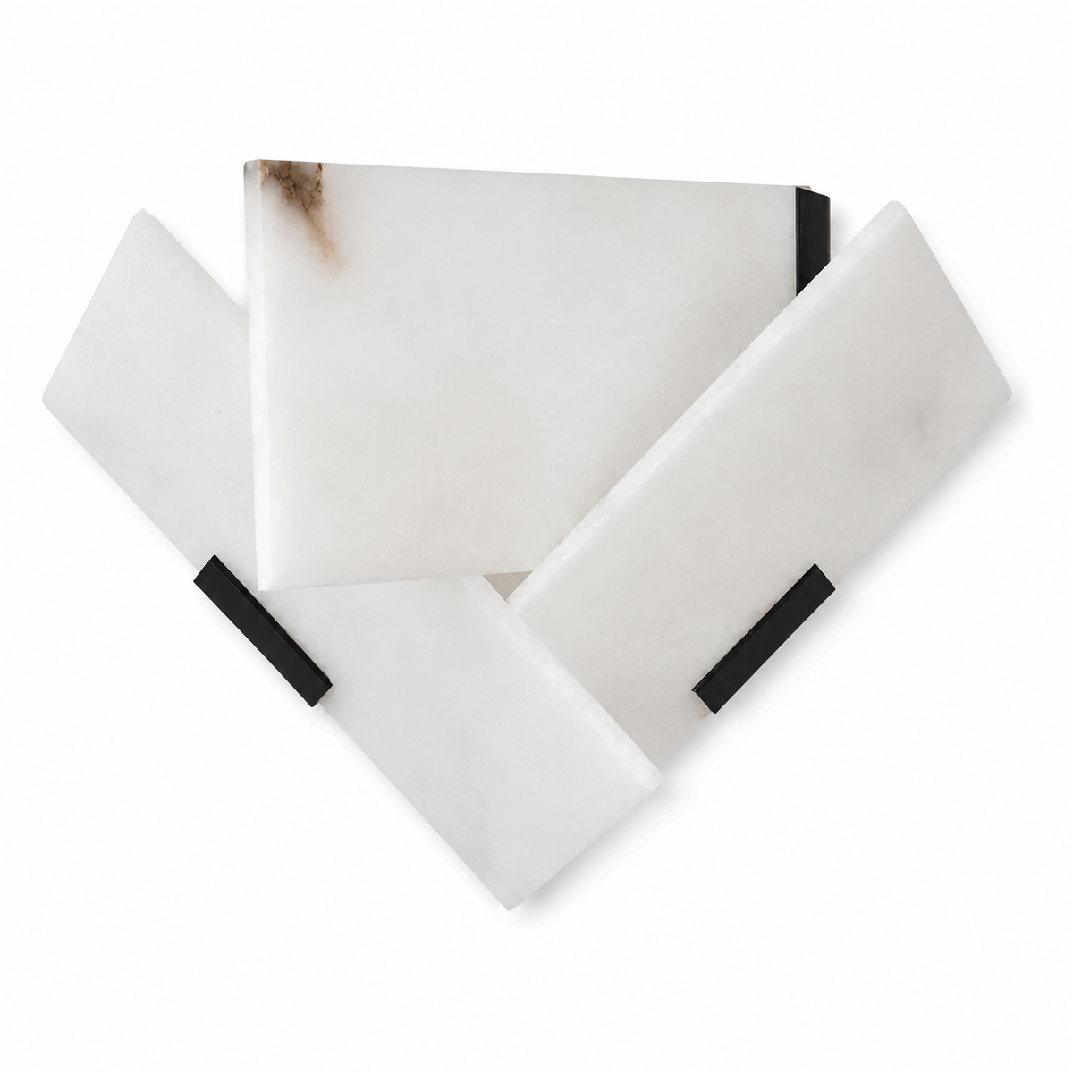 Fly Alabaster Fan Wall Sconce