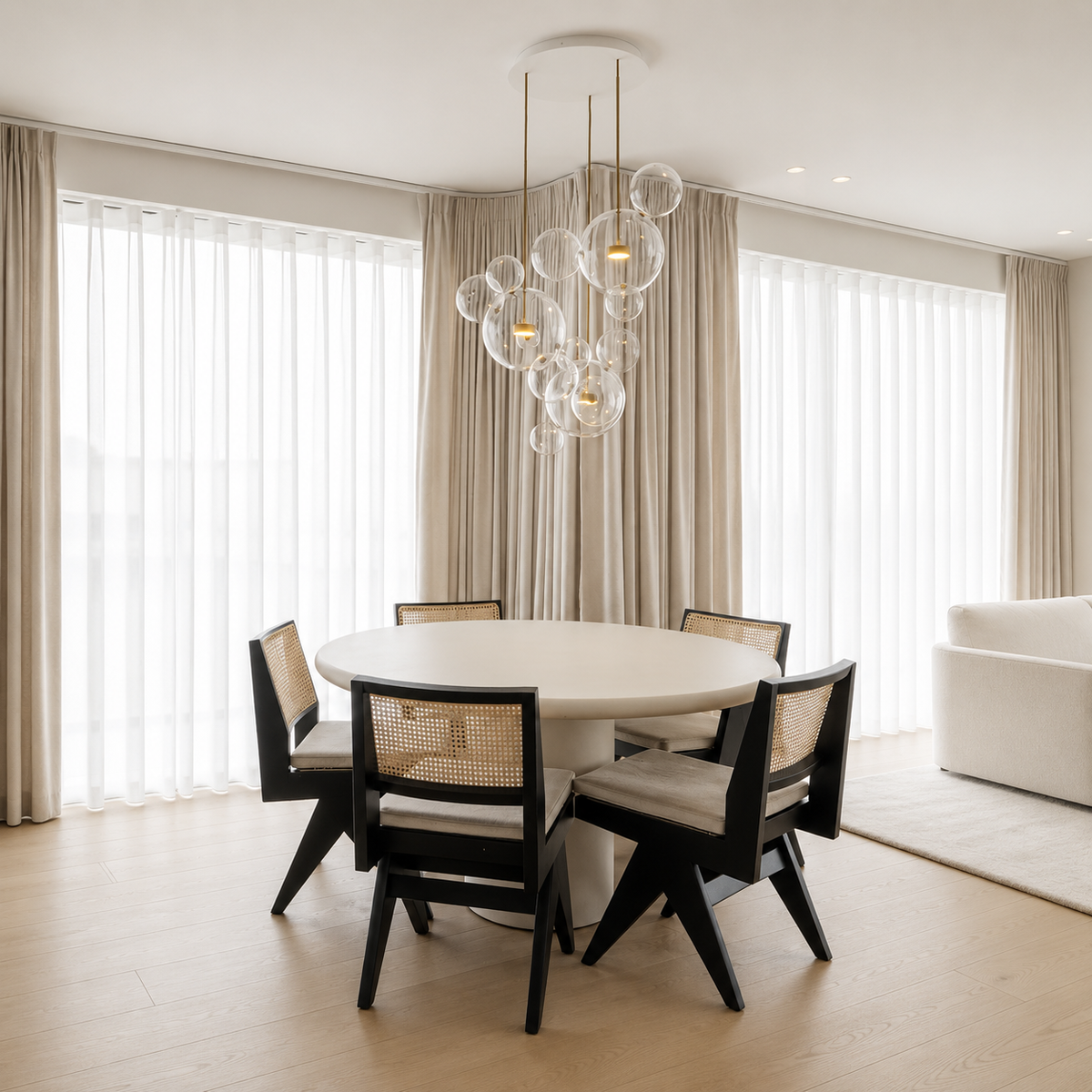 Cove Bubble Linear Chandelier