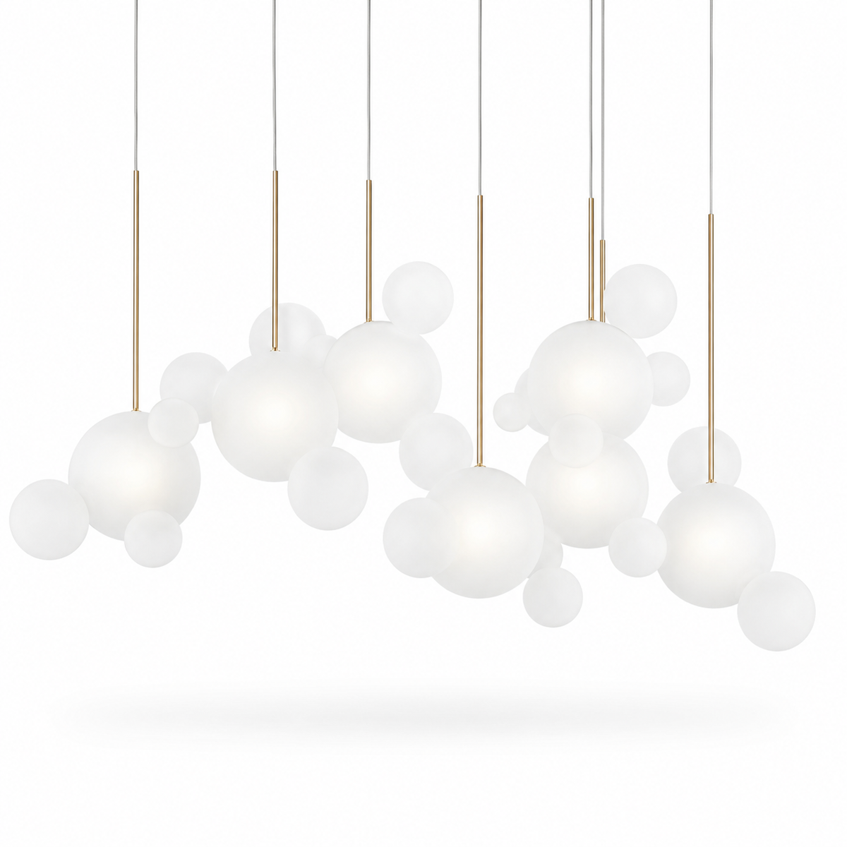 Cove Bubble Linear Chandelier