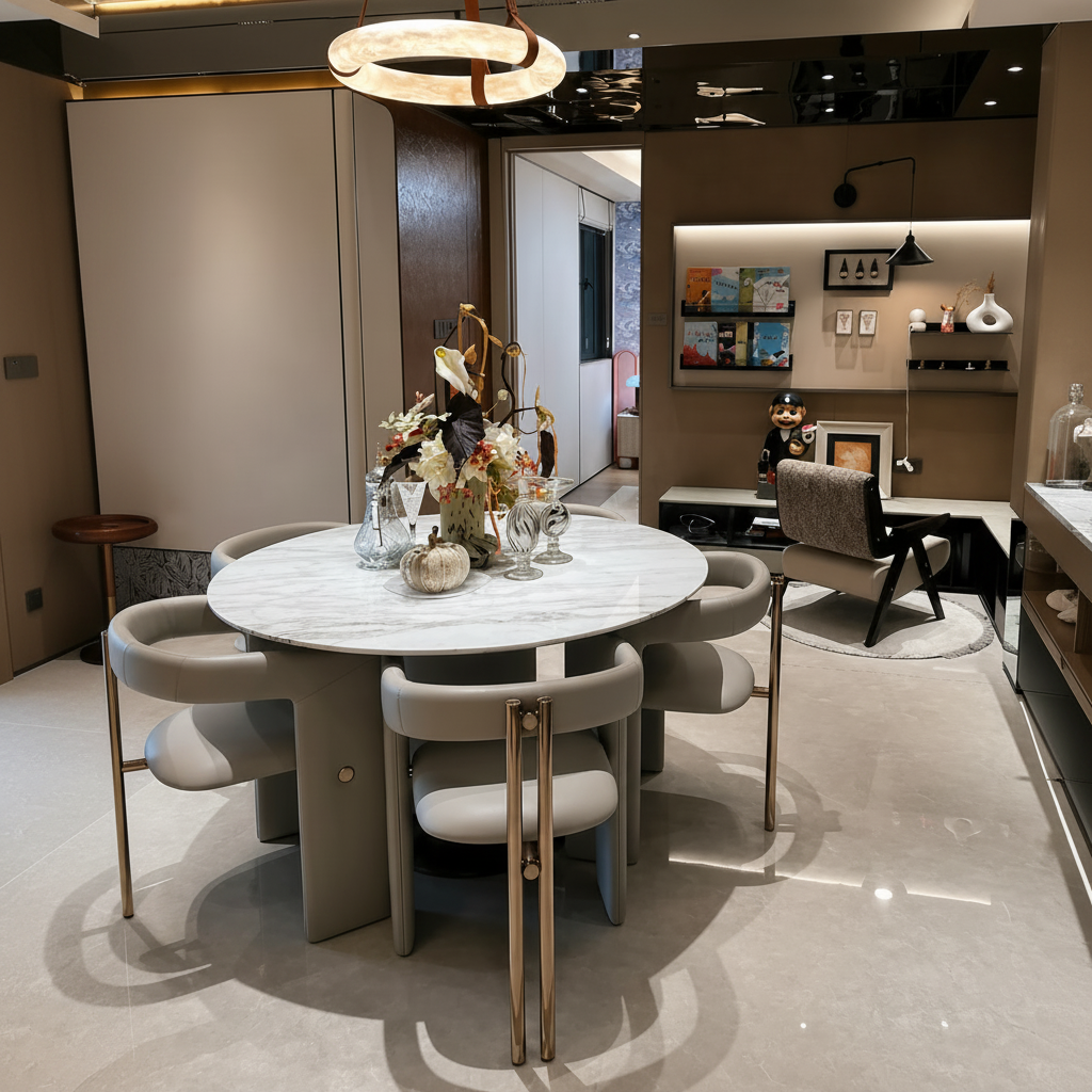 Oslo Alabaster Ring Chandelier