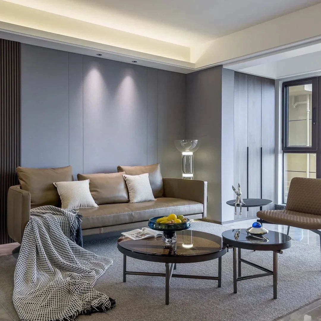 Luma Arco Glass Floor Lamp