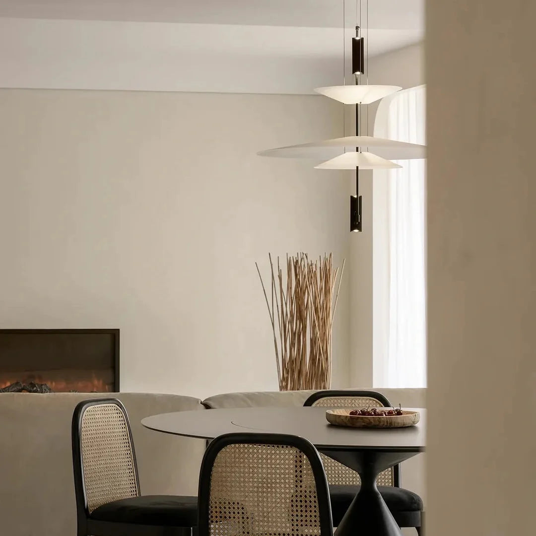 Luma Flamingo Stacked Disc Chandelier