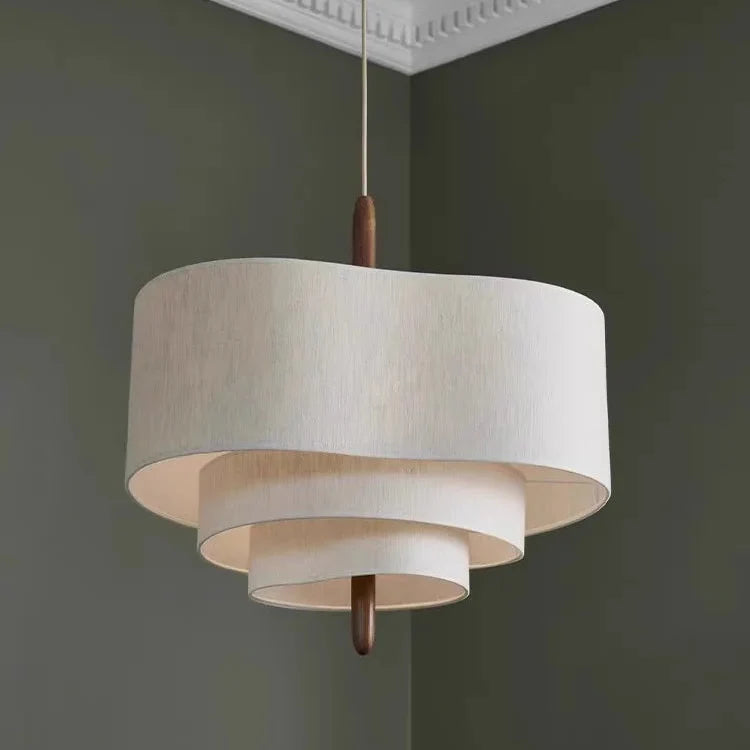 Strata Linen Pendant Light