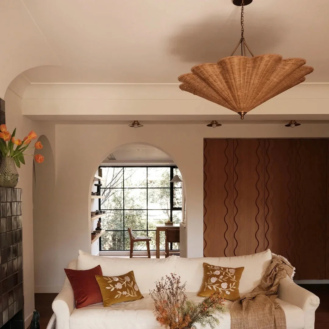 Soleil Rattan Umbrella Pendant