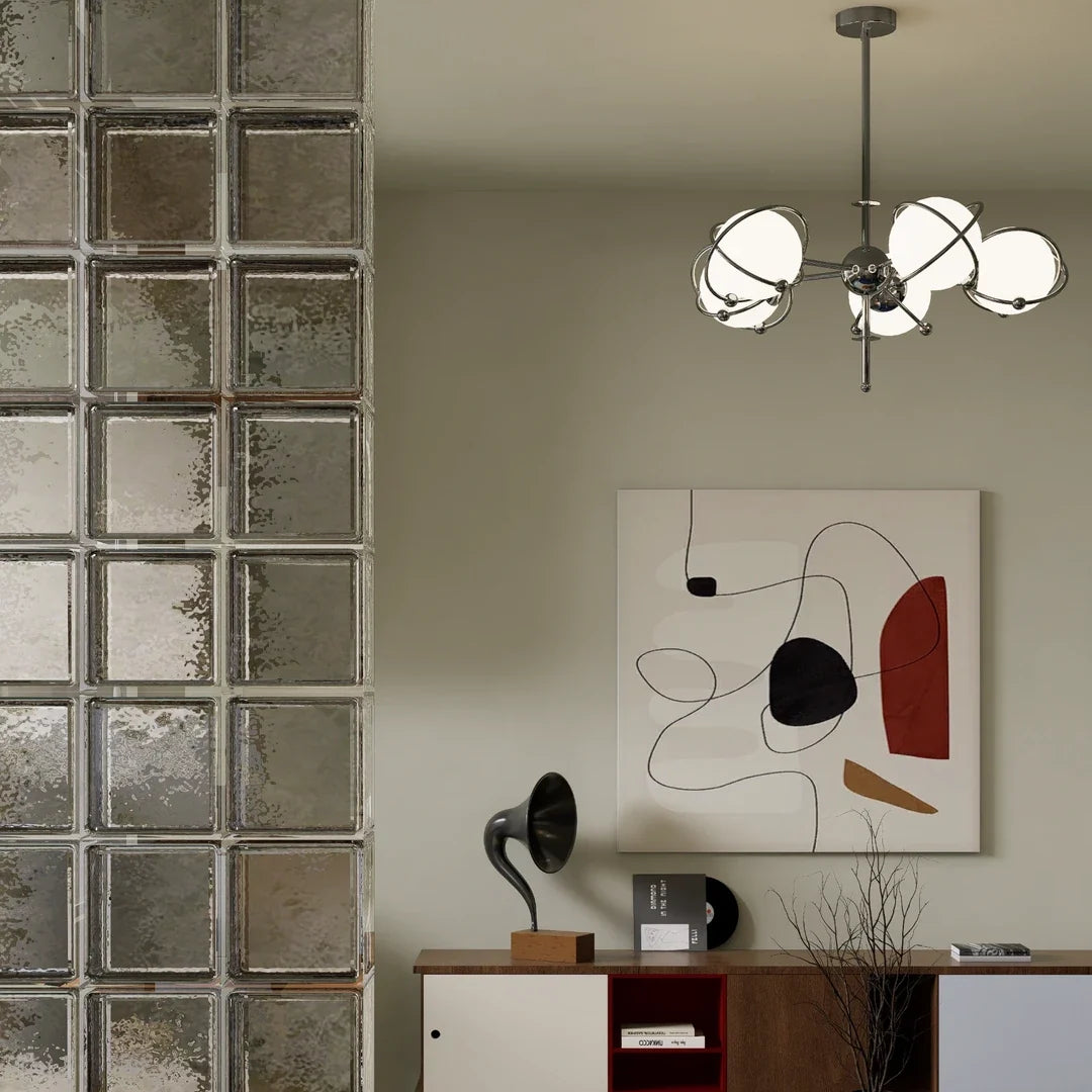 Bauhaus Orbit Chandelier