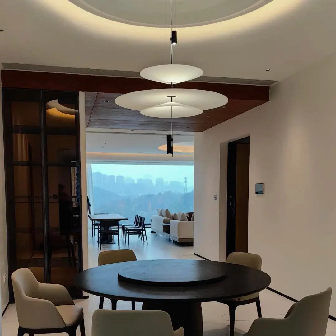 Luma Flamingo Stacked Disc Chandelier