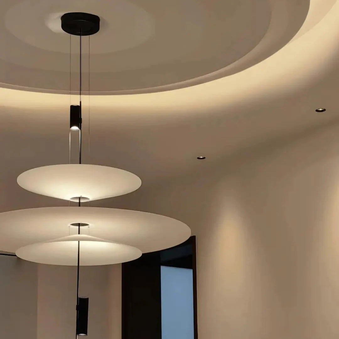 Luma Flamingo Stacked Disc Chandelier