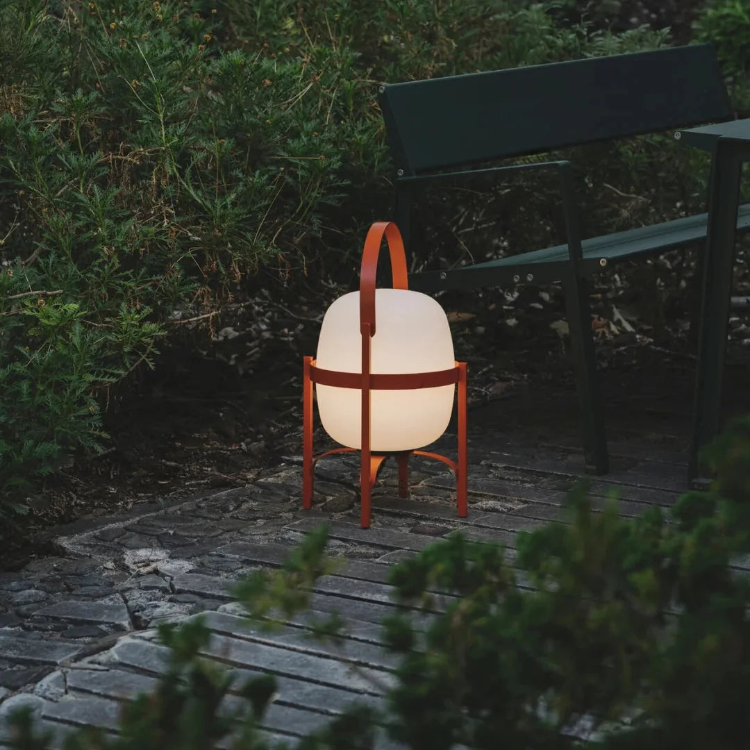 Wabi Wood & Glass Table Lamp