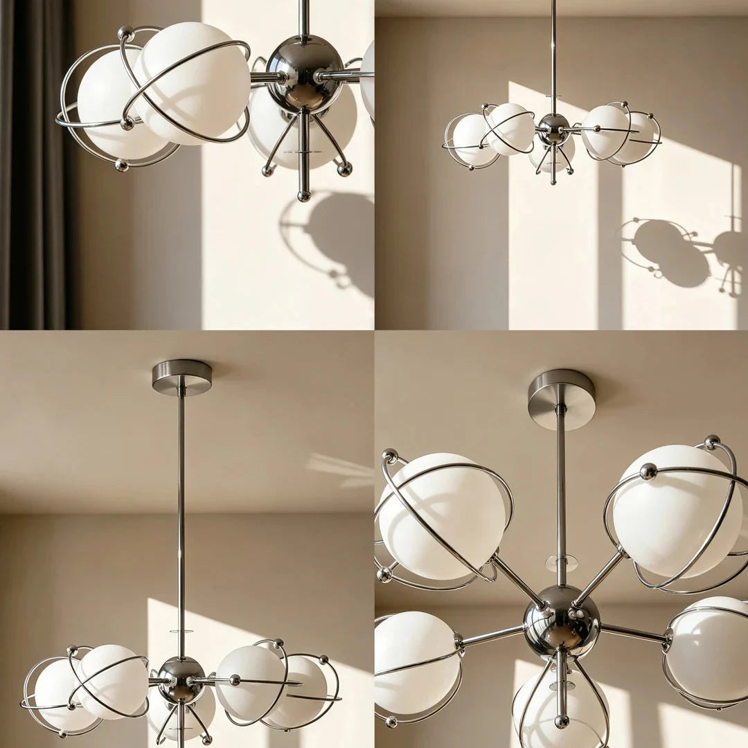 Bauhaus Orbit Chandelier