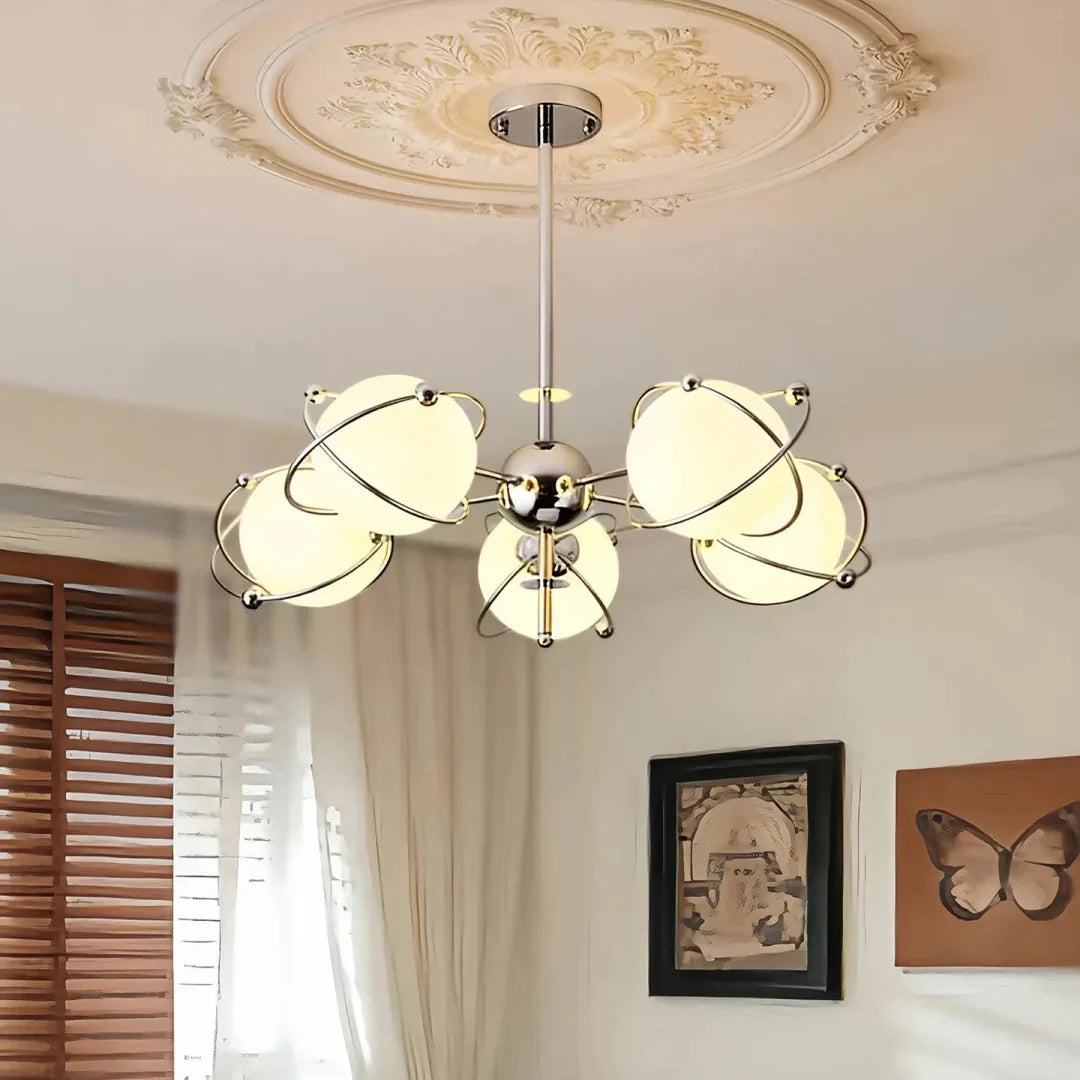 Bauhaus Orbit Chandelier