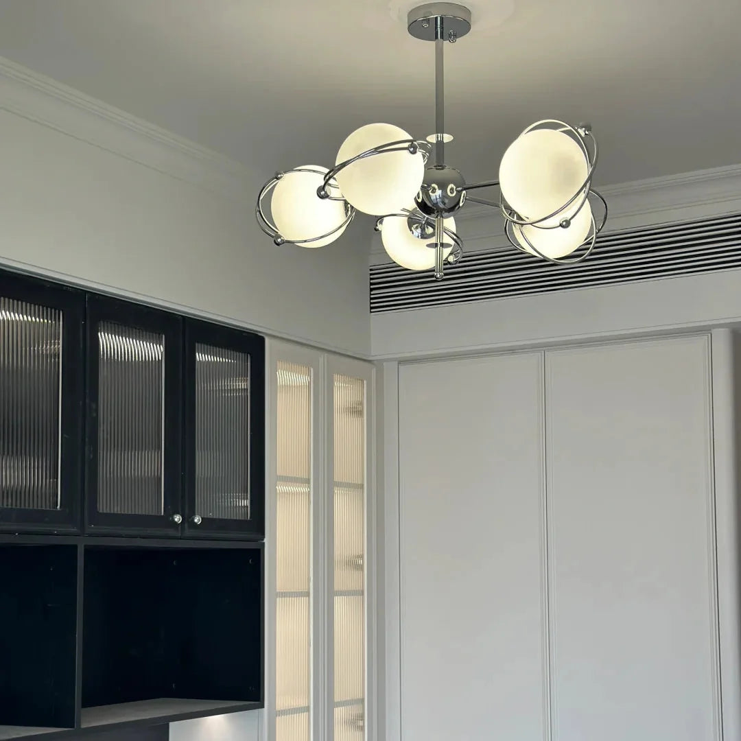 Bauhaus Orbit Chandelier