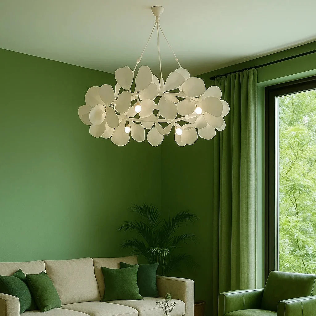 Sculpted Petal Chandelier