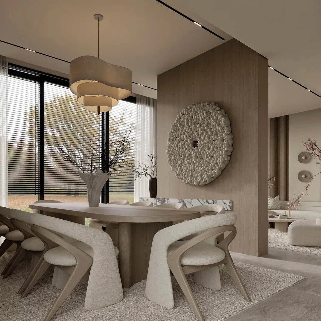 Strata Linen Pendant Light