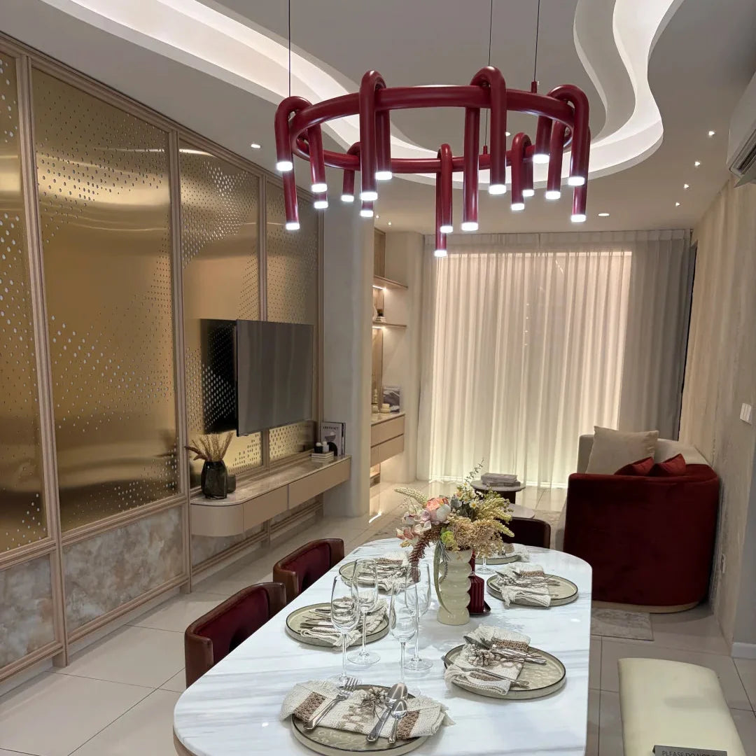 U-Loop Round Pendant Light