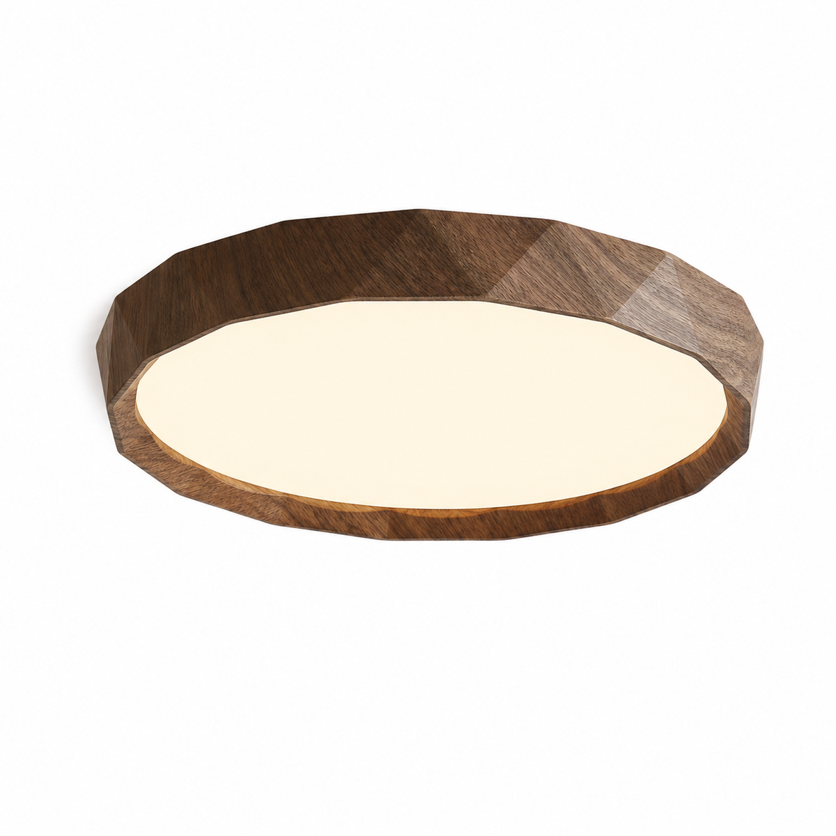Wabi-Sabi Wood Flush Mount