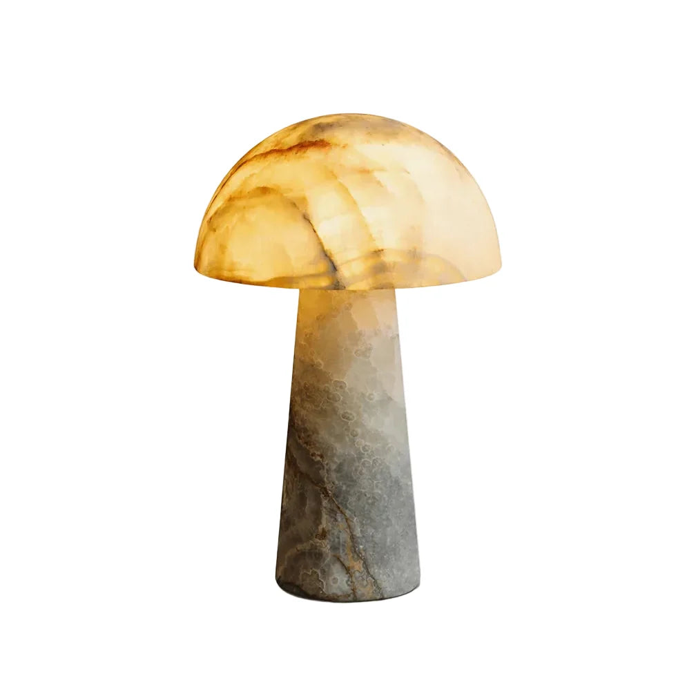 Mushroom Alabaster Table Lamp