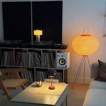 Akari Washi Globe Floor Lamp
