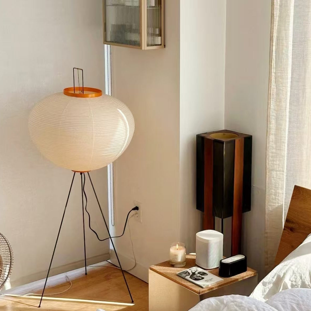 Akari Washi Globe Floor Lamp
