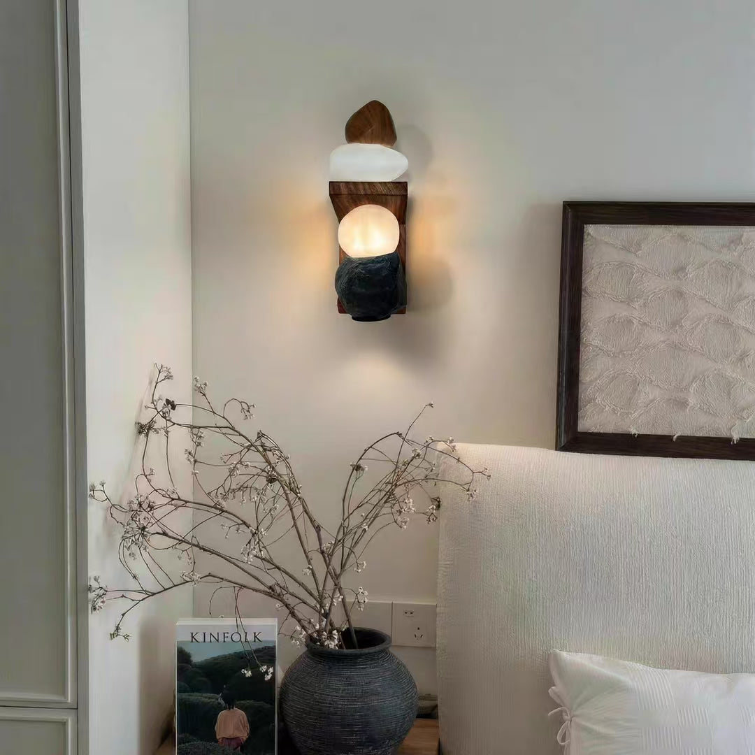 Zen Pebble Wall Sconce