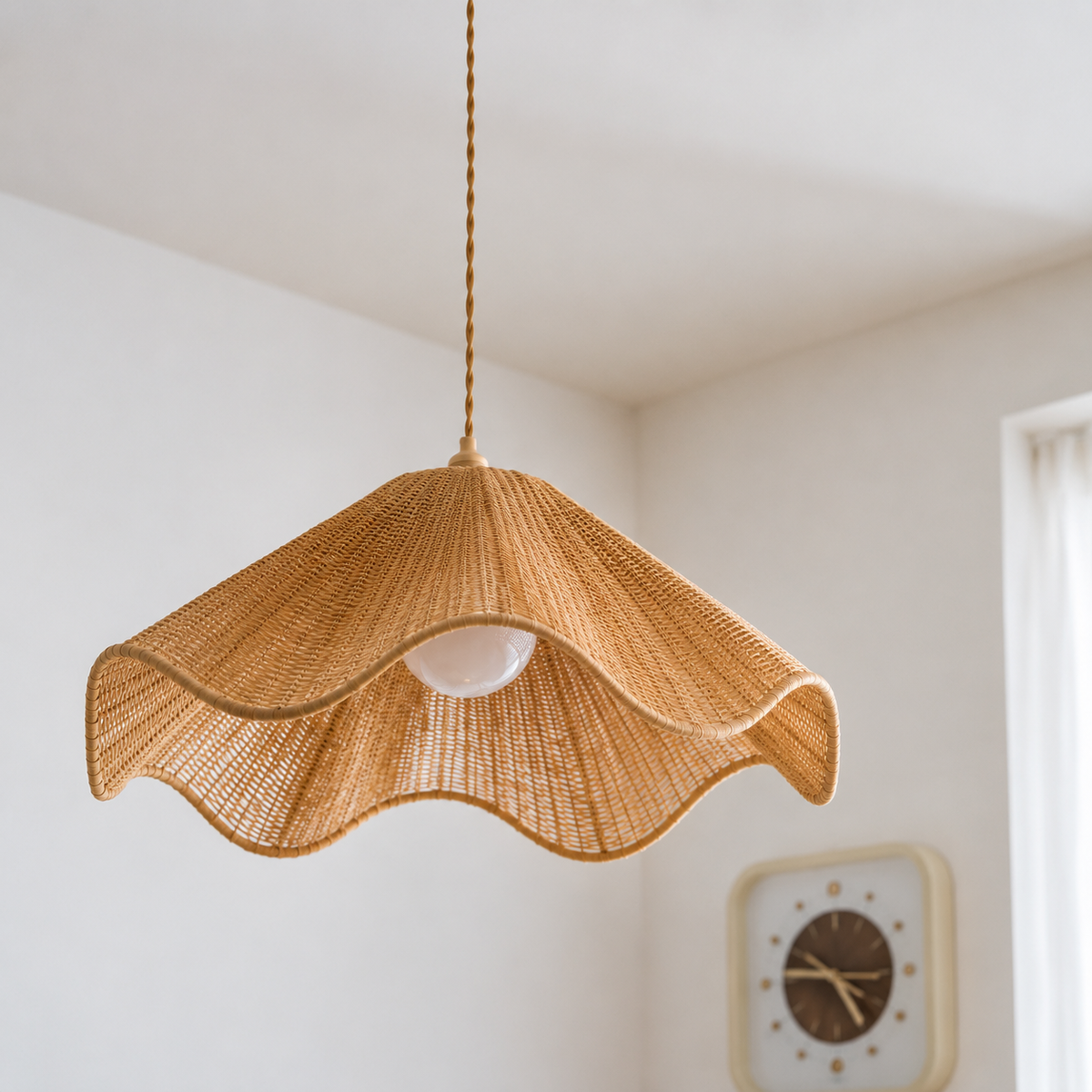 Soleil Wheat Wave Pendant