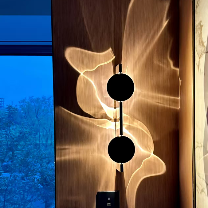 Chrome Double-Head Wall Sconce