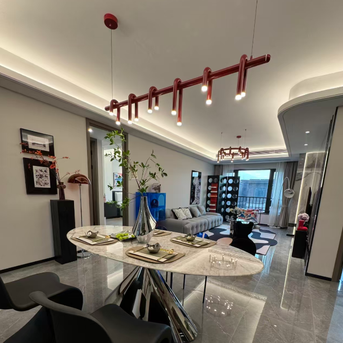 U-Loop Linear Pendant Light