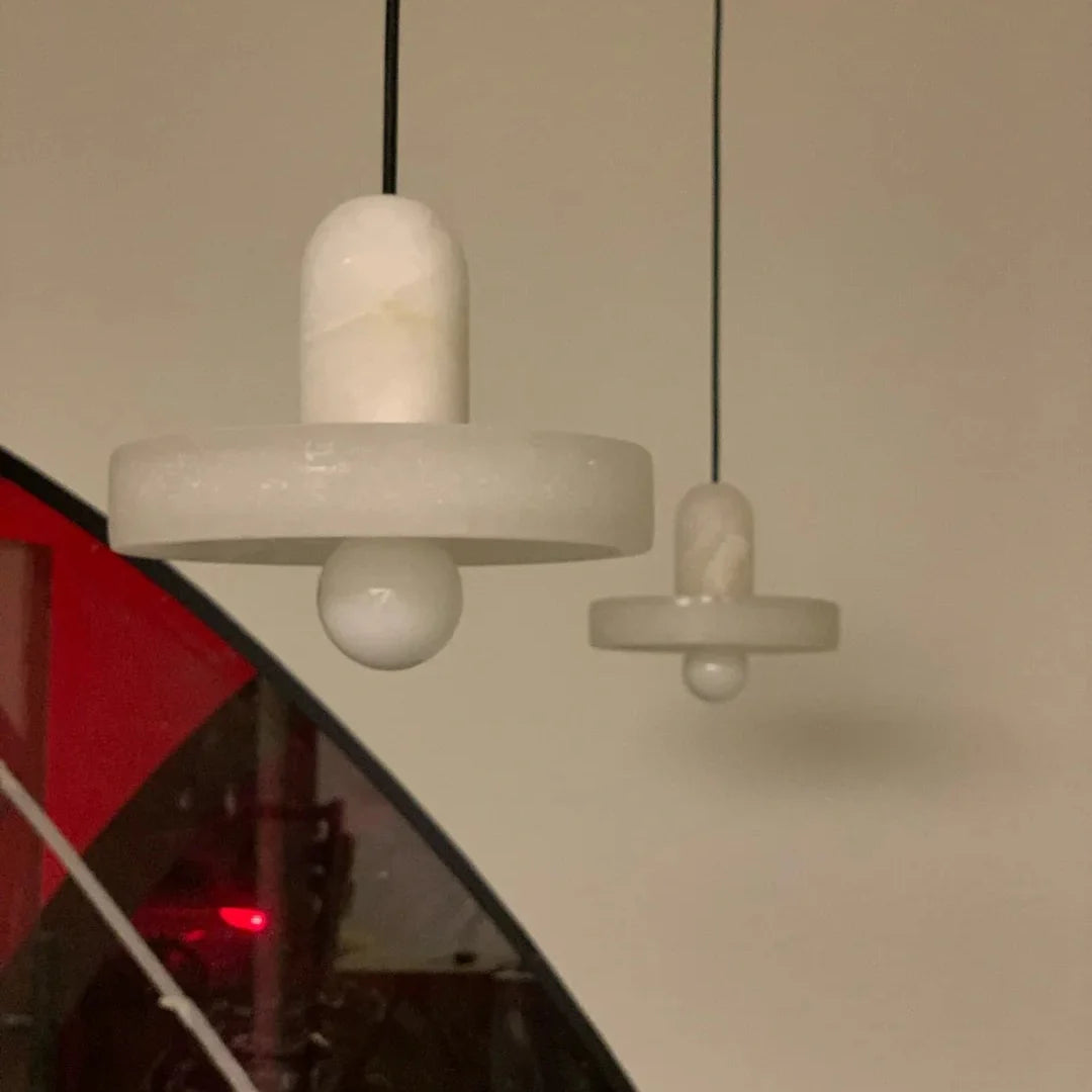 Noma Alabaster Fishline Pendant Light