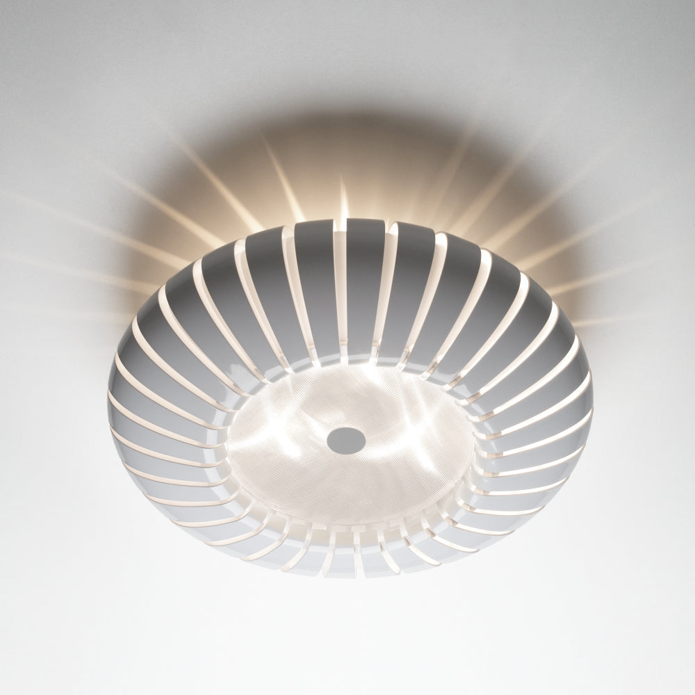 Cove Ribbed Flush Mount