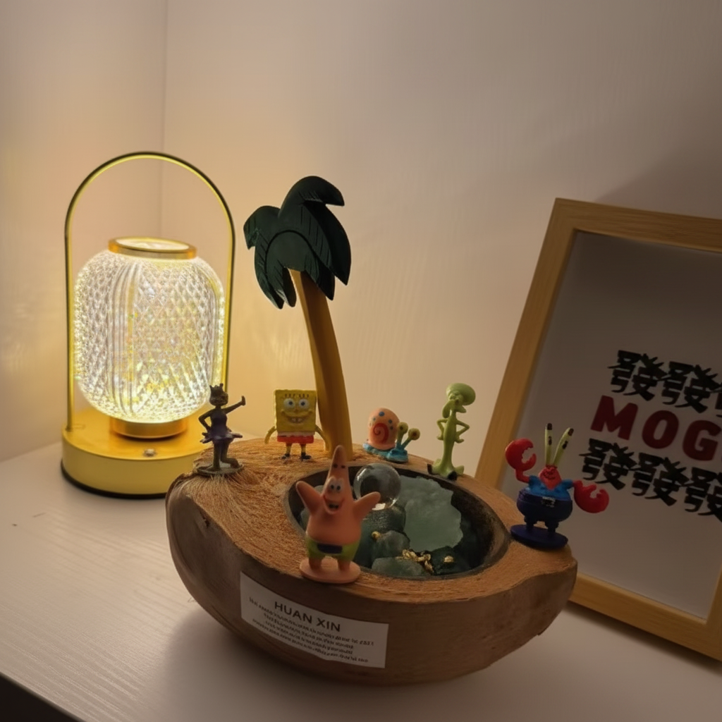 Crystal Portable Table Lantern