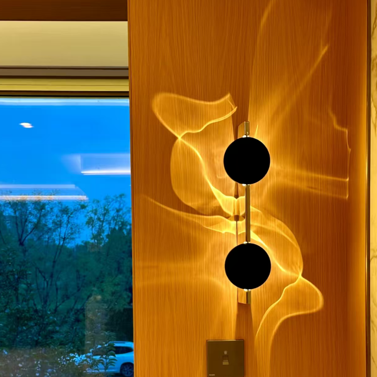 Chrome Double-Head Wall Sconce