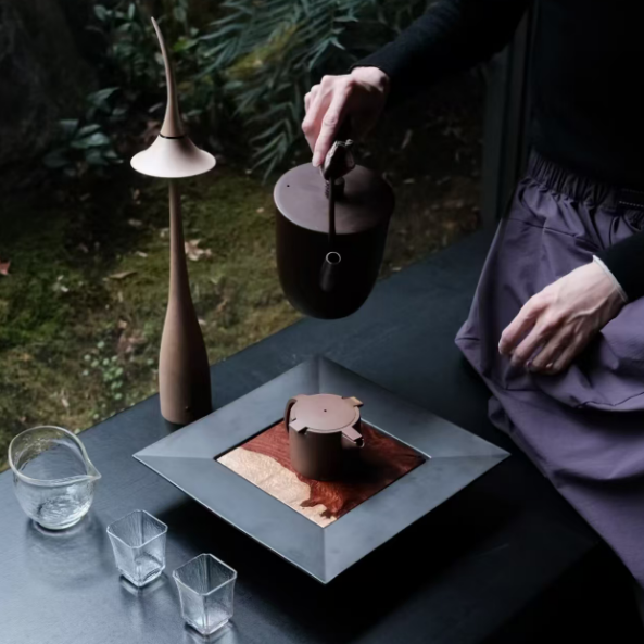 Noma Maple Wood Cordless Table Lamp
