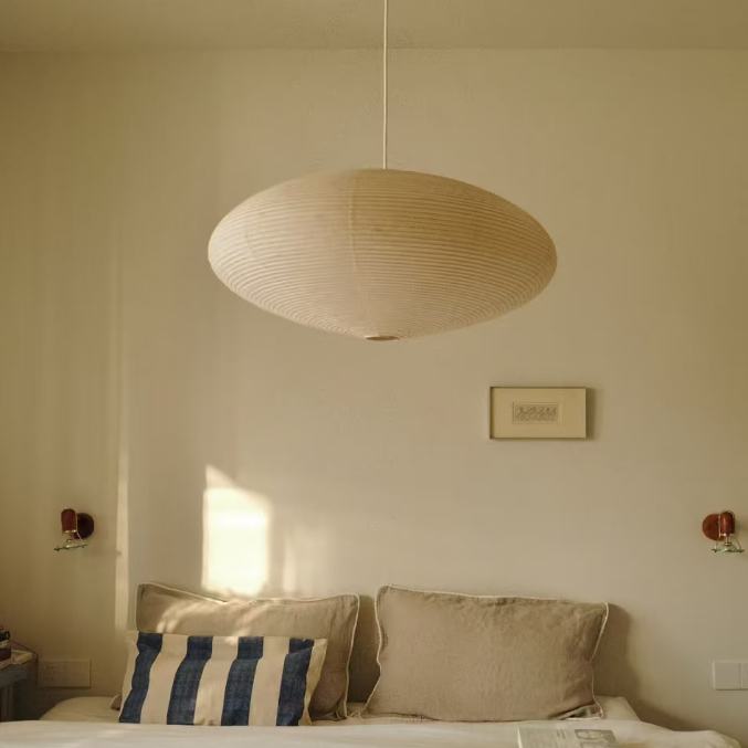 Akari Washi Oval Pendant Light