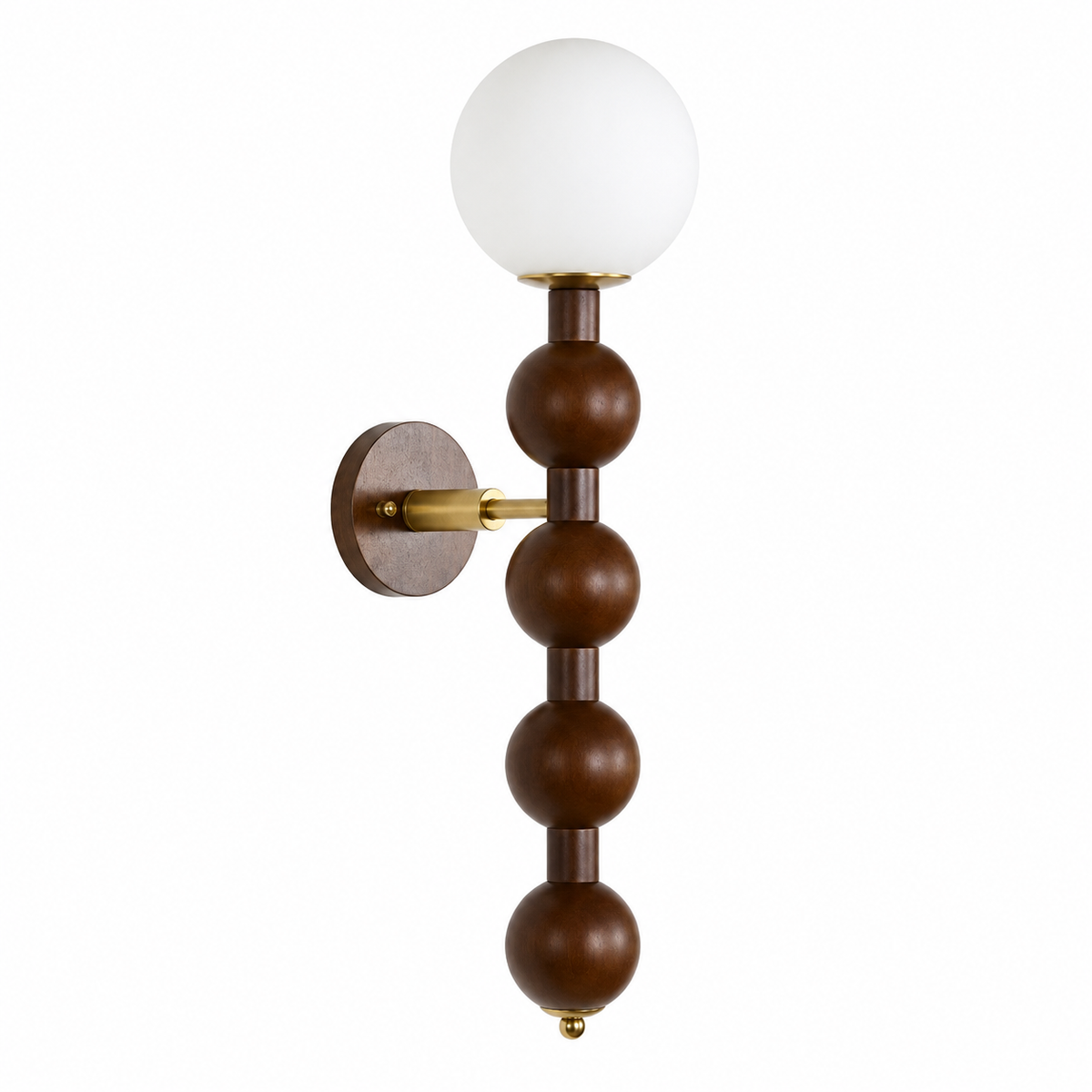 Bubbly Beaded Globe Wall Lamp