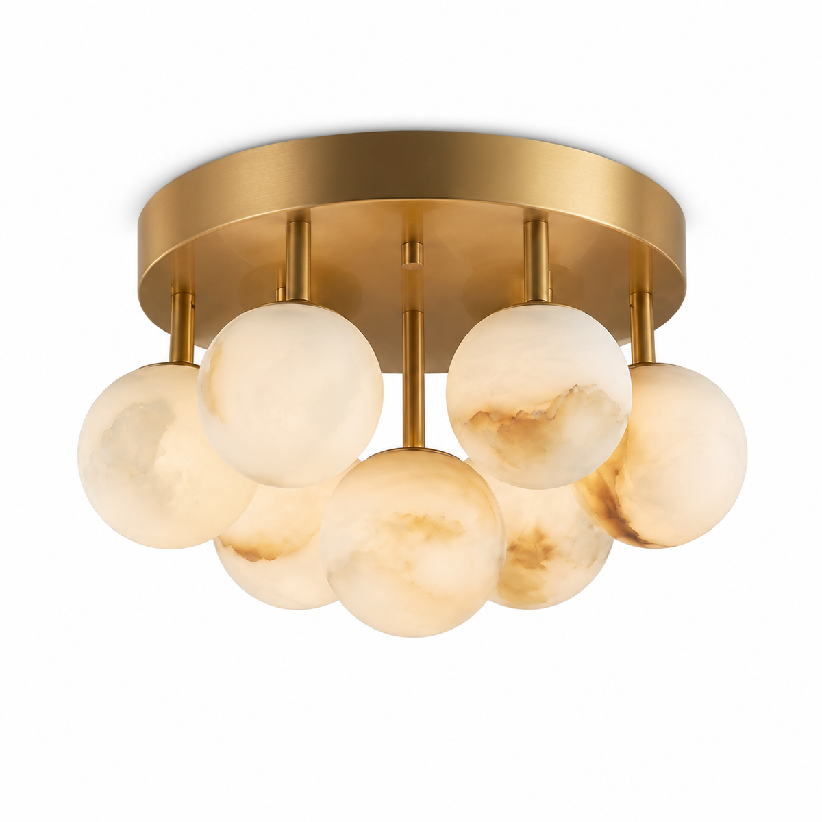 Noma Alabaster Cluster Flush Mount
