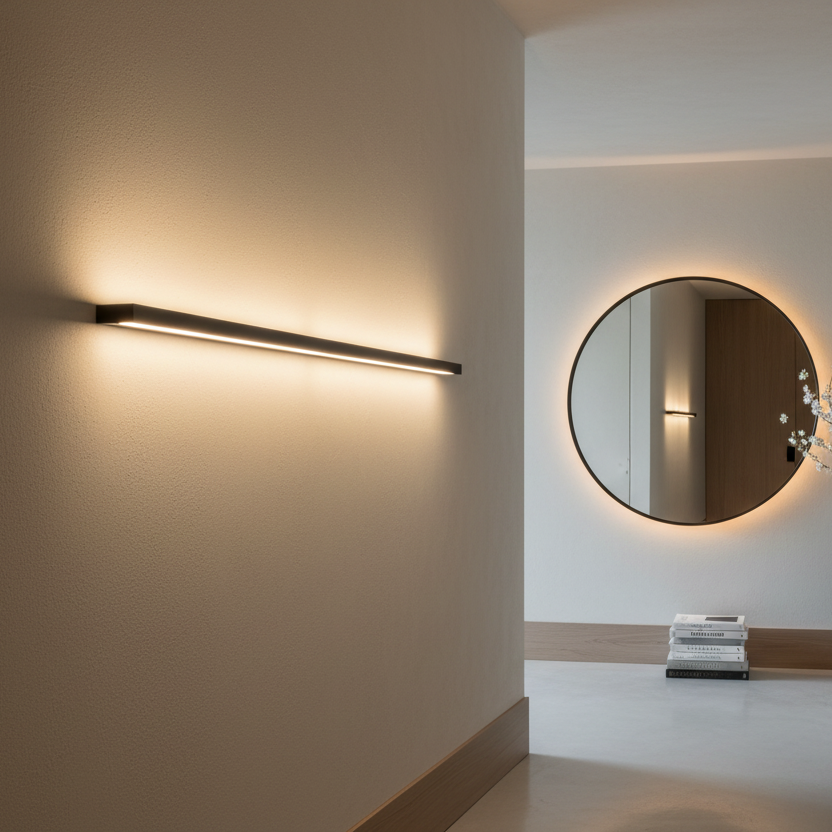 Slim Linear LED Wall Sconce