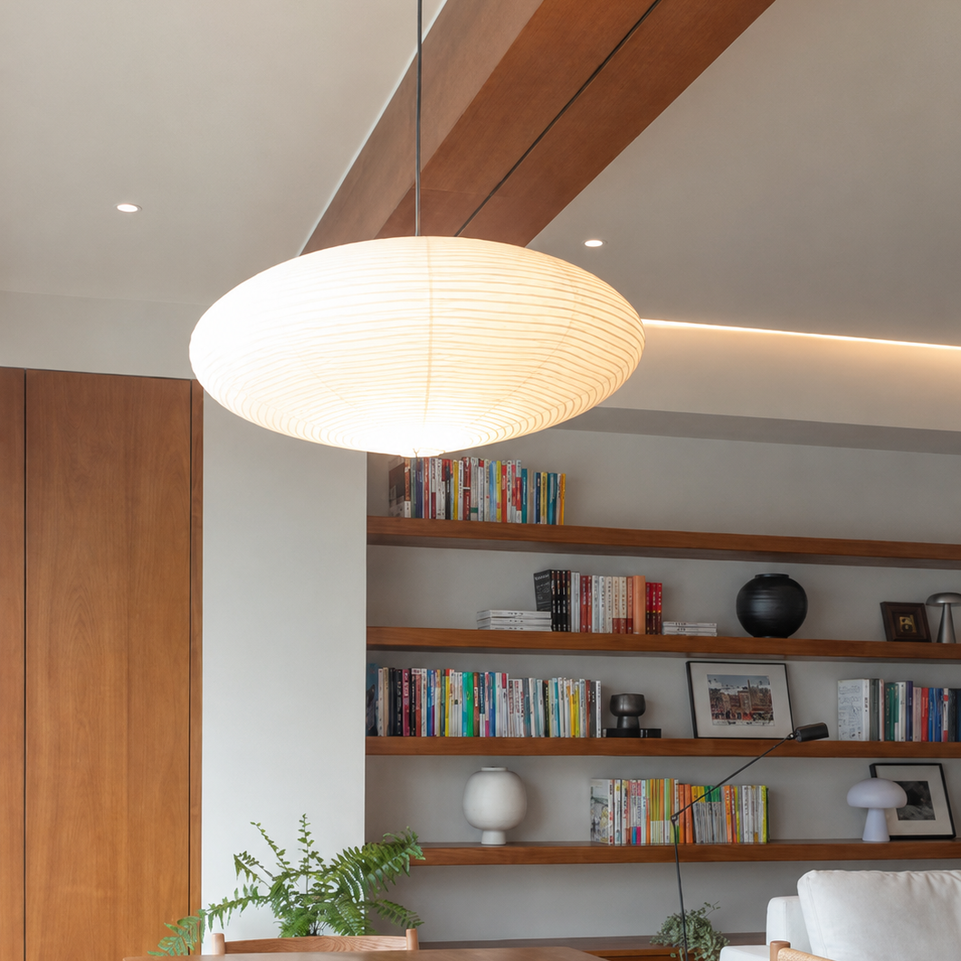 Akari Washi Oval Pendant Light