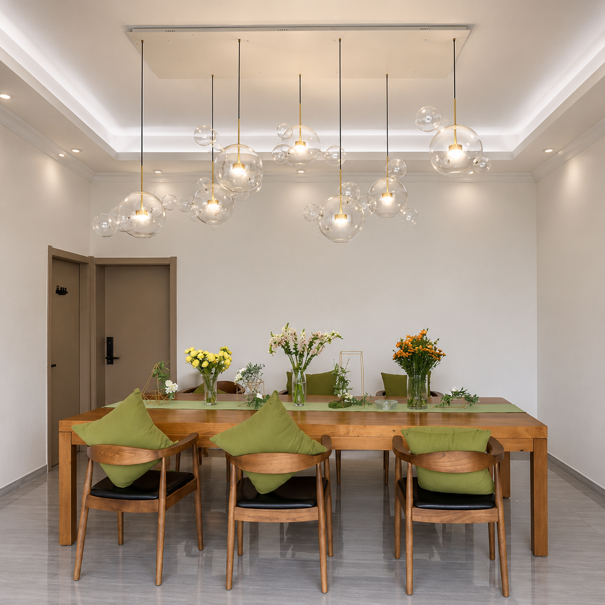 Cove Bubble Linear Chandelier