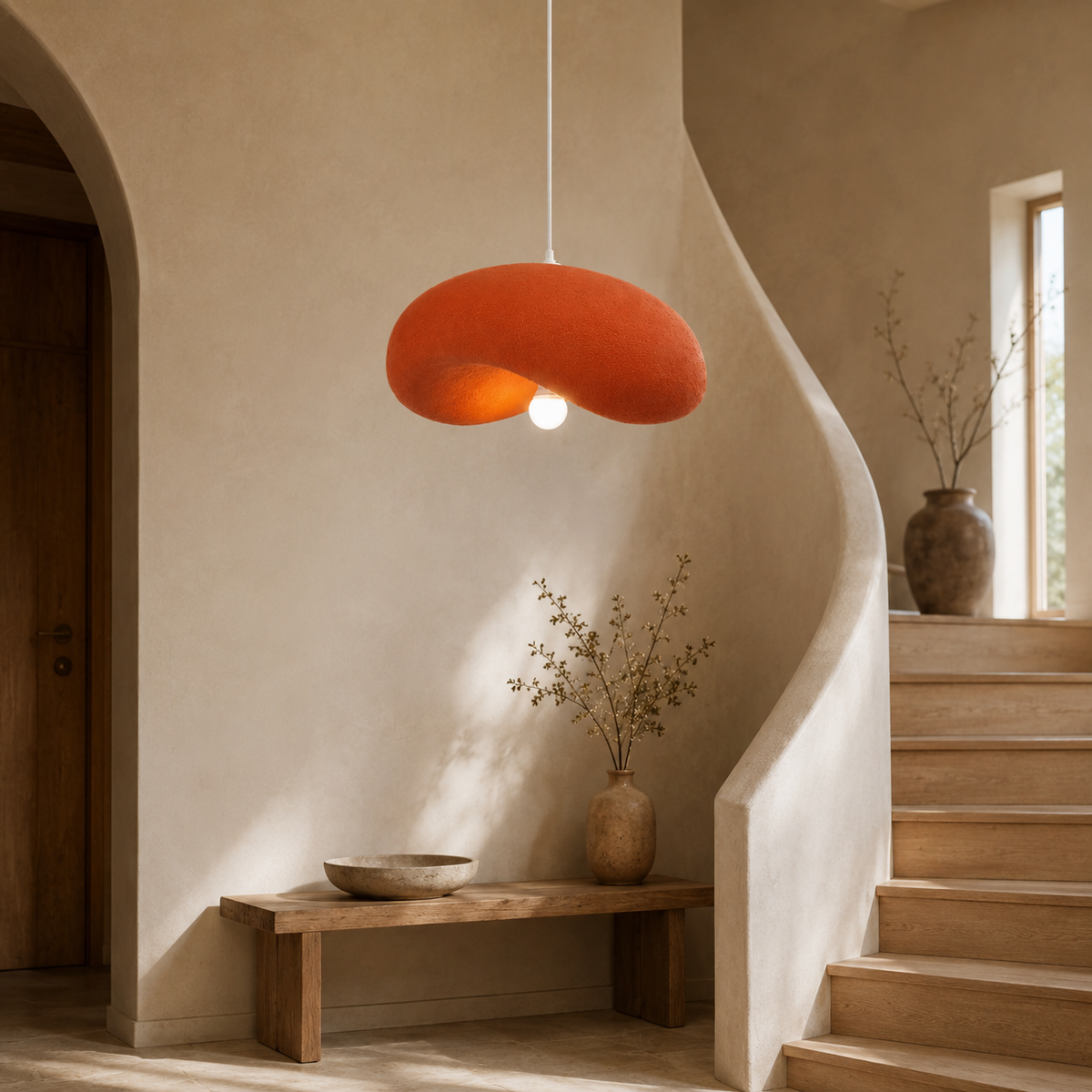Bloom Organic Disc Pendant