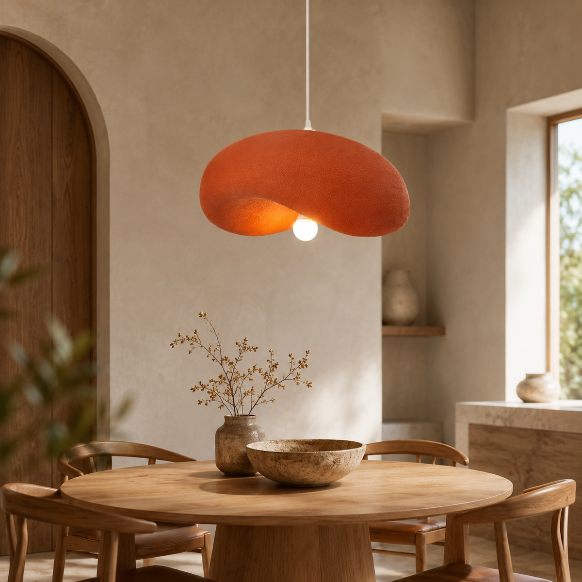 Bloom Organic Disc Pendant
