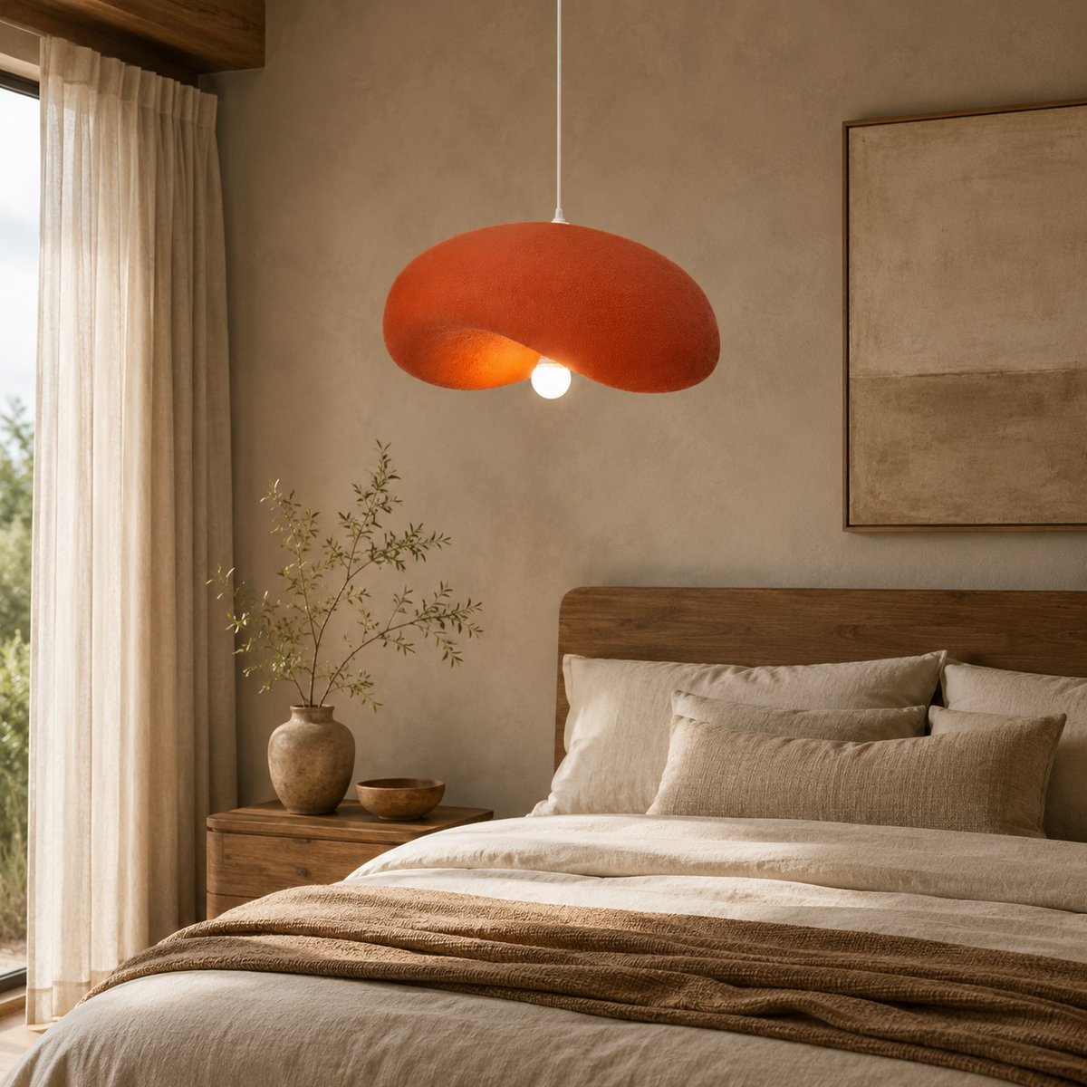 Bloom Organic Disc Pendant