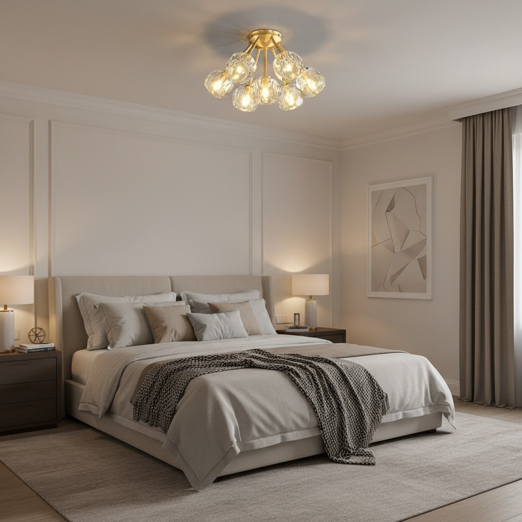 Celeste Globe Flush Mount