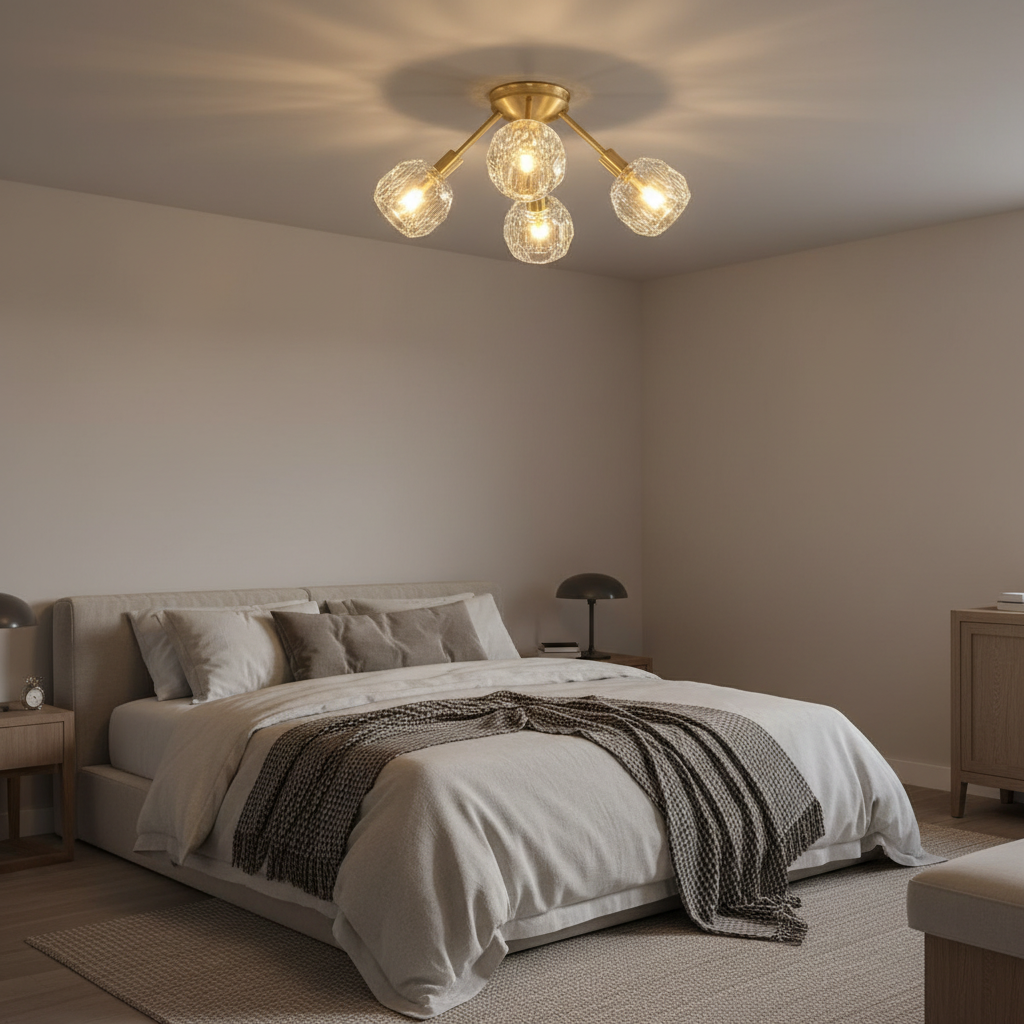 Celeste Globe Flush Mount