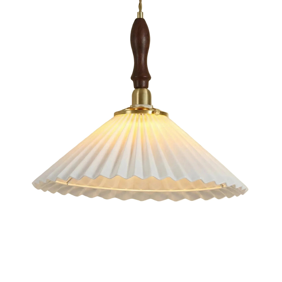 Arden Pleated Dome Pendant