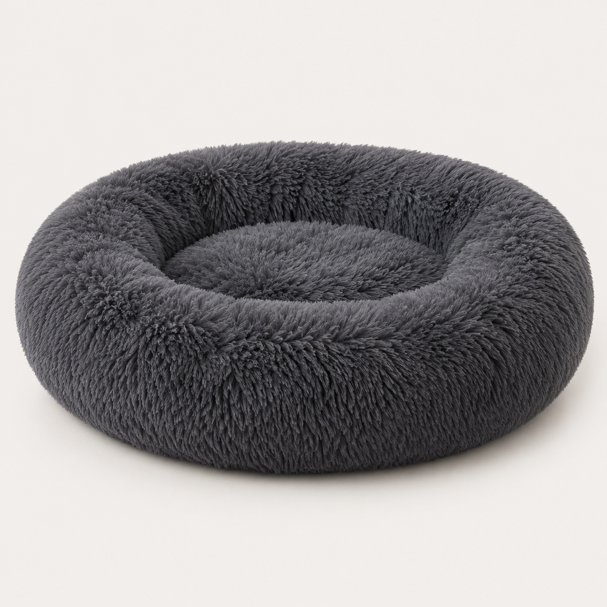 Calming Dog Bed Plush Machine Washable Cozy Design