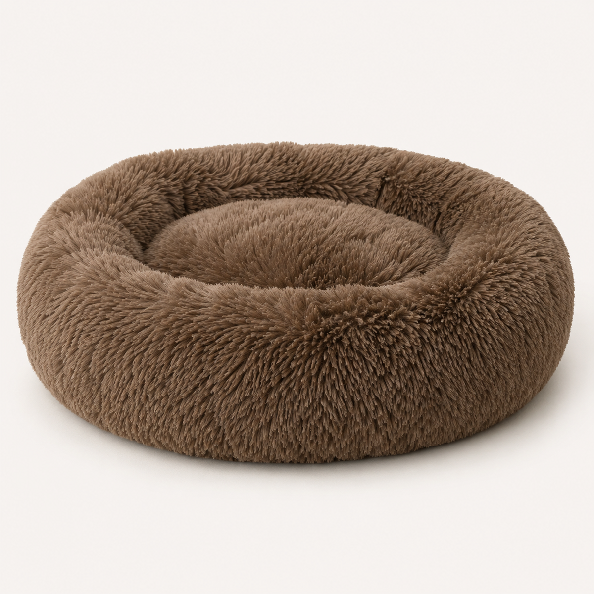 Calming Dog Bed Plush Machine Washable Cozy Design