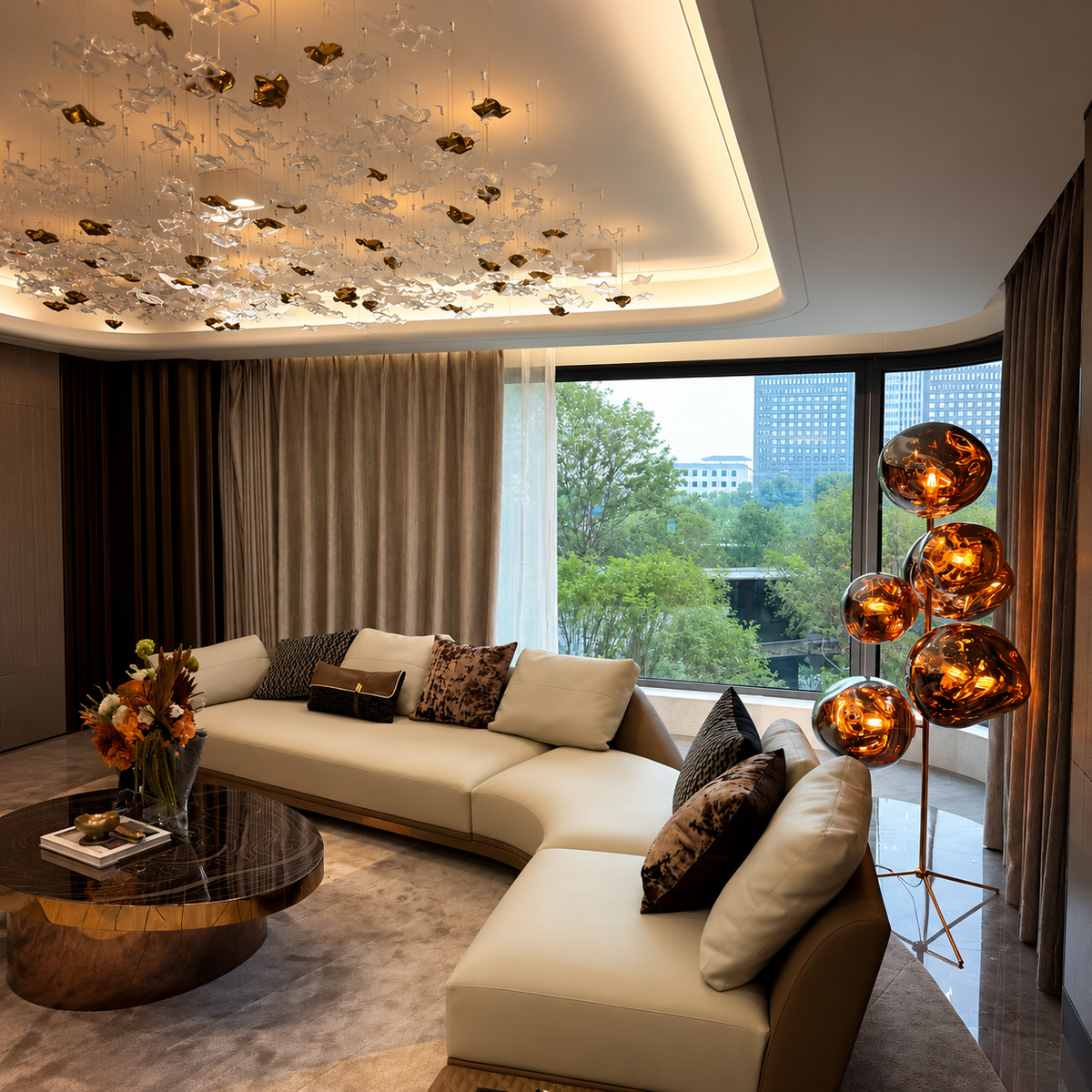 LAVA Melt Cluster Floor Lamp