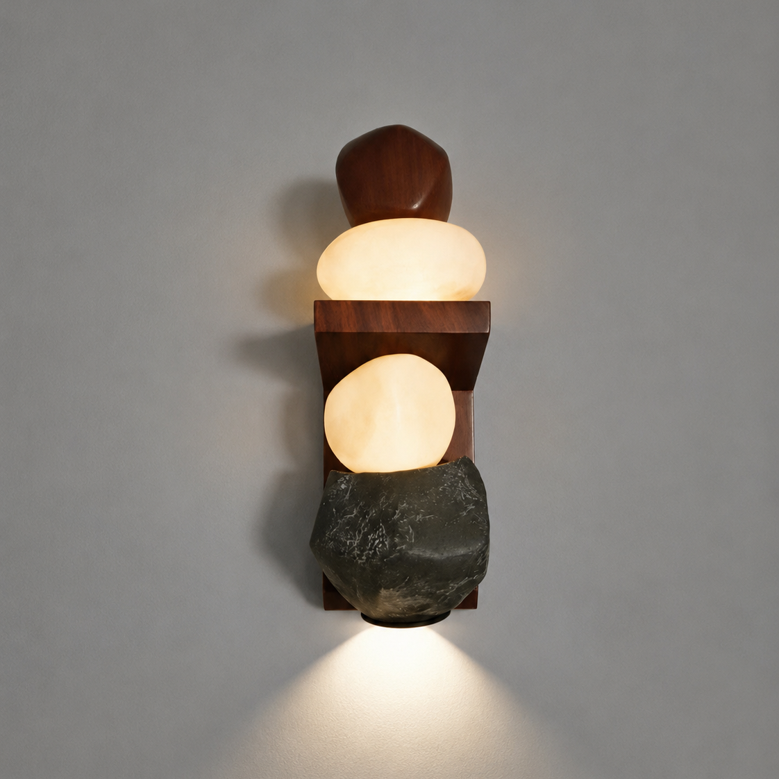 Zen Pebble Wall Sconce