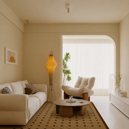 Akari Washi Column Floor Lamp